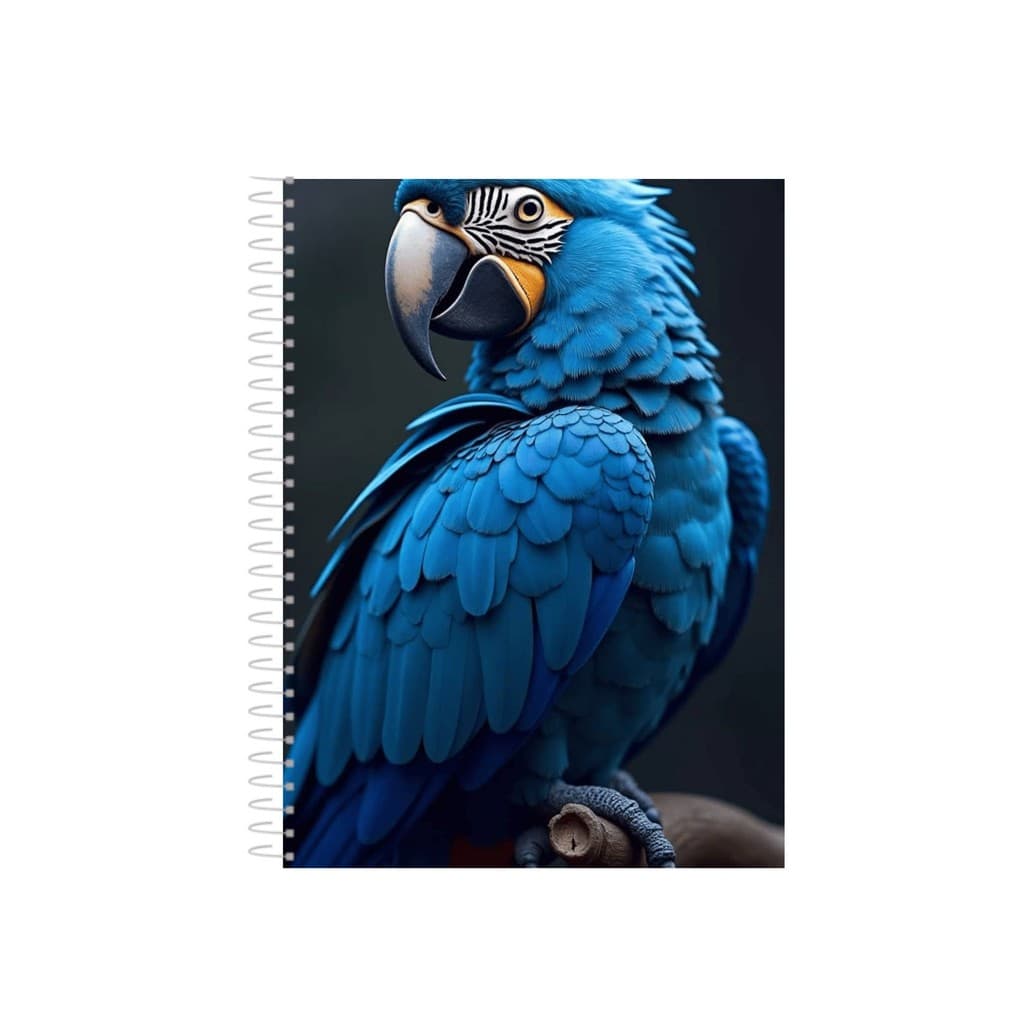Caderno 1 Matéria 80 folha Arara Azul