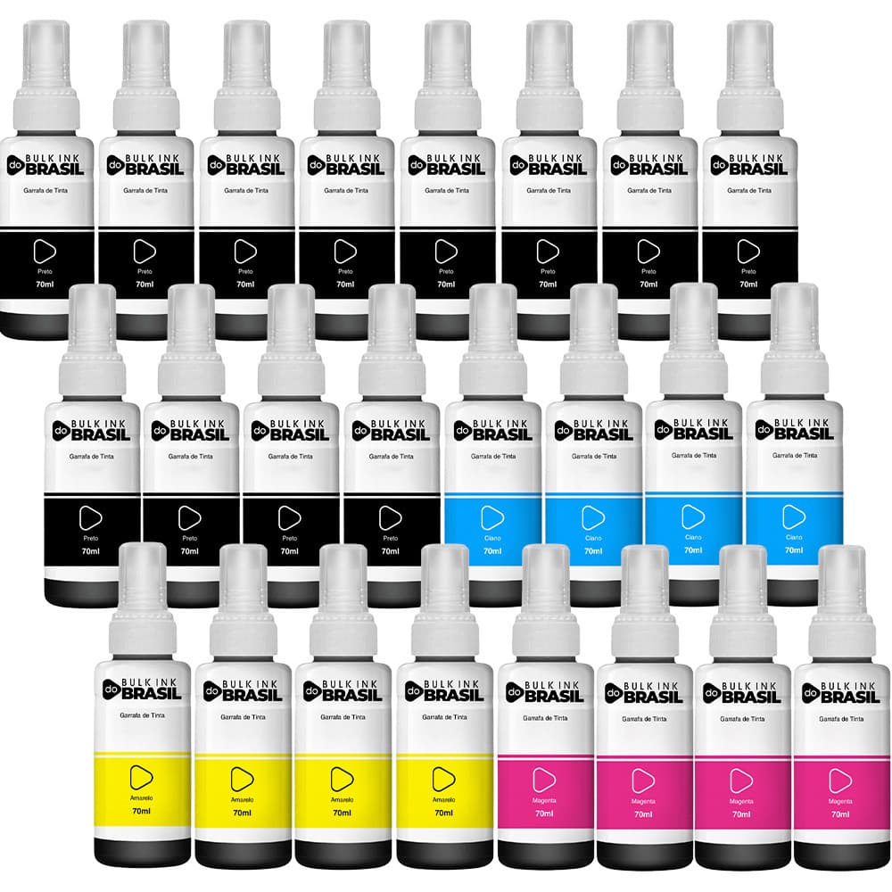 Kit 24 Tintas para Epson L355 L365 L395 L455 L1300 T664