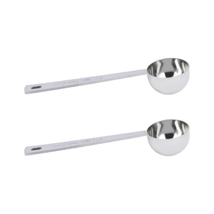 Kit 2 Colheres Medidoras Inox 15 ml Coffee Scoop – Dosador de Café e Ingredientes