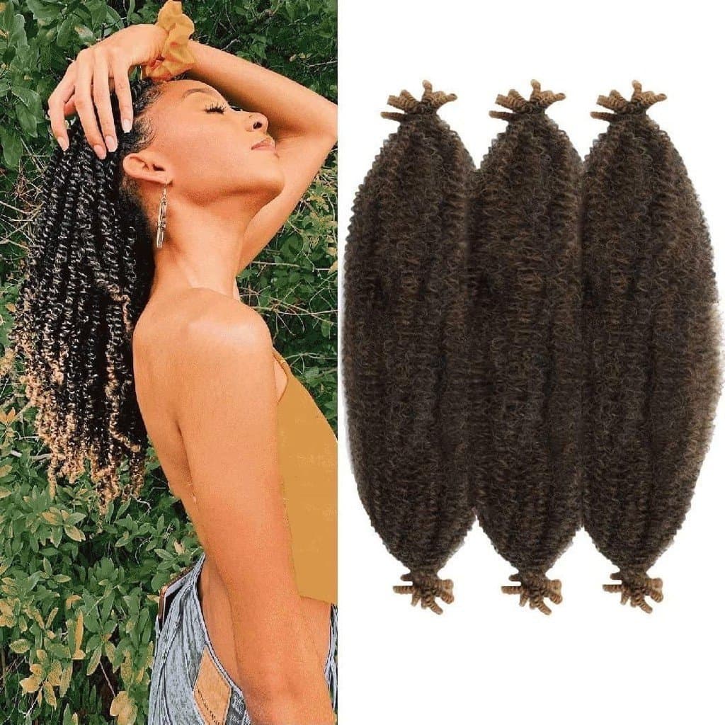 Novo Produto Em Estoque Afro Spr Twist Crochet Tranças Cabelo Kinky Braid Wig Style20250703