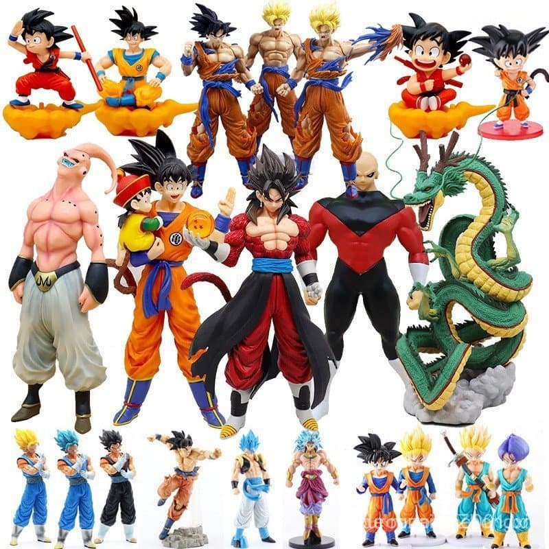 Figura de Anime Dragon Ball Super Saiyan Kakarotto Broli Jiren Série de Desenhos Animados Goku Black BT Autodestruição M