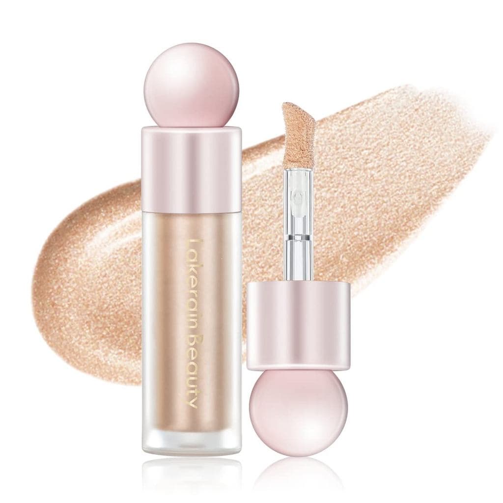 Iluminador Líquido para Maquiagem, Acabamento Natural com Brilho Sedoso, Iluminador Líquido para o Rosto, Altamente Pigm