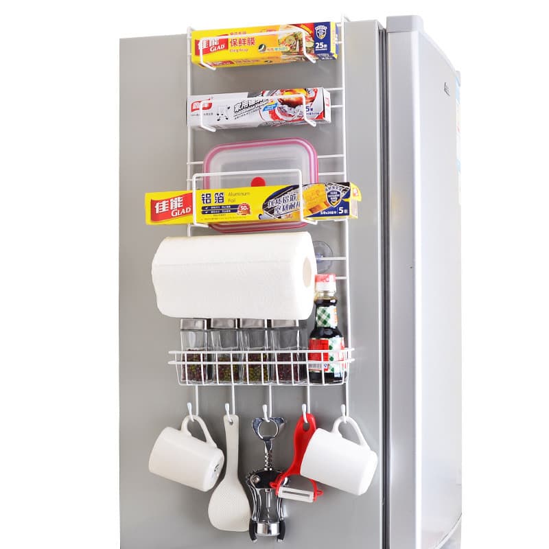 Suporte magnético multifuncional para geladeira, uma ferramenta essencial para a organização da cozinha.
