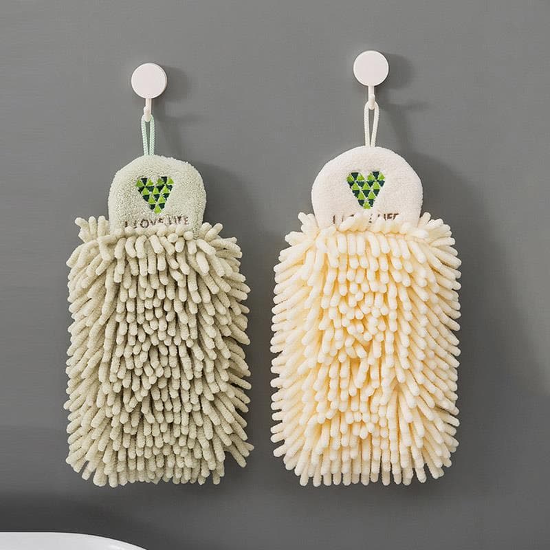 Japão Muji Chenille pendurado toalha de mão pano de cozinha do agregado familiar absorver água sem fiapos toalha de mão