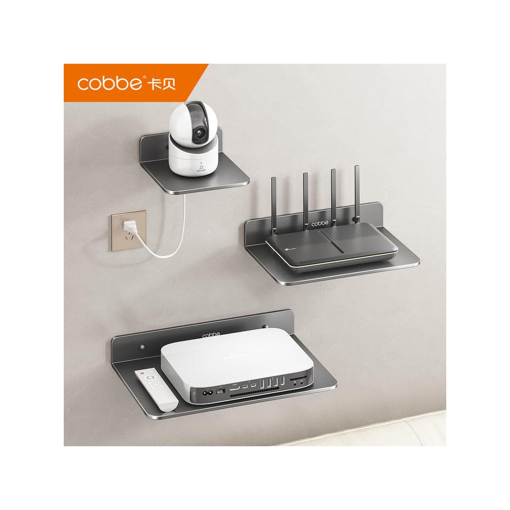 Kabe colocação Rack roteador prateleira de câmera sem perfuração monitoramento de parede suporte de projetor montado na