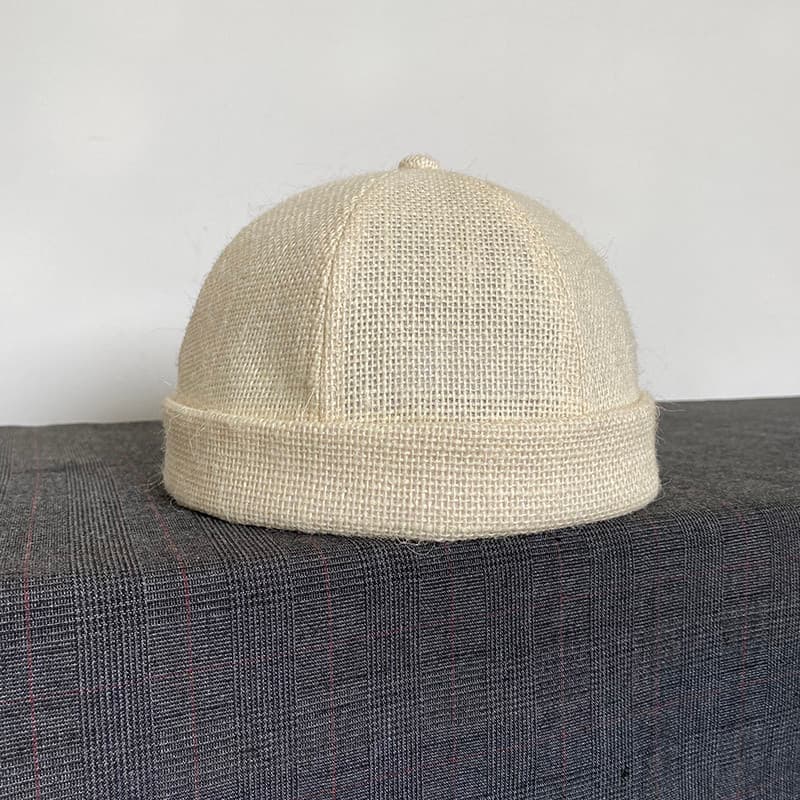 Guapi chapéu feminino algodão linho chapéu masculino Velcro senhorio rua Hip Hop chapéu sem aba moda Casual terra