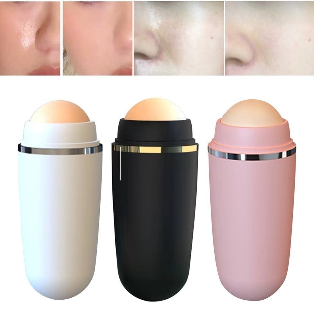 Rolo Absorvente De Óleo Facial , Pedra Vulcânica , De Beleza , Remoção De Bola De Rolamento