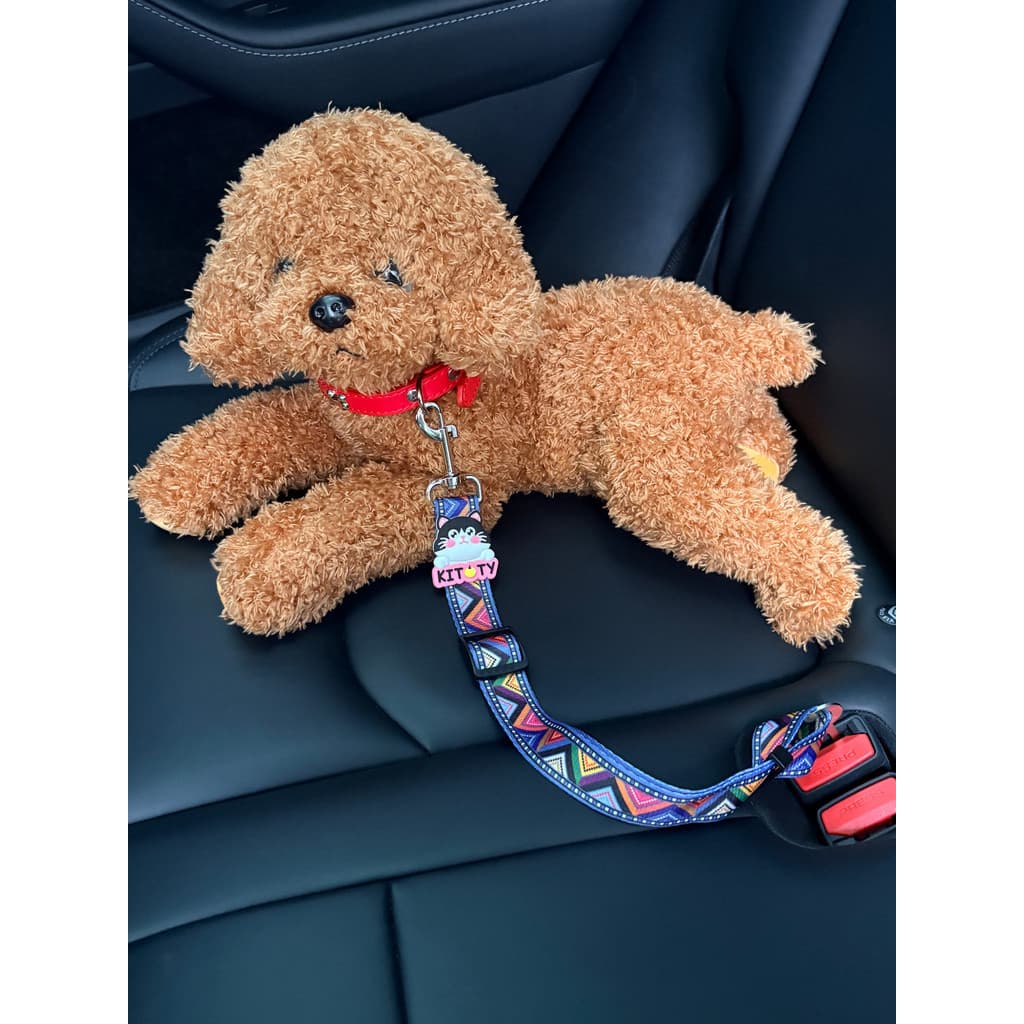 Cinto de segurança do carro pet viagem trela de segurança alta elasticidade carro fixo cinto de segurança do carro pet v