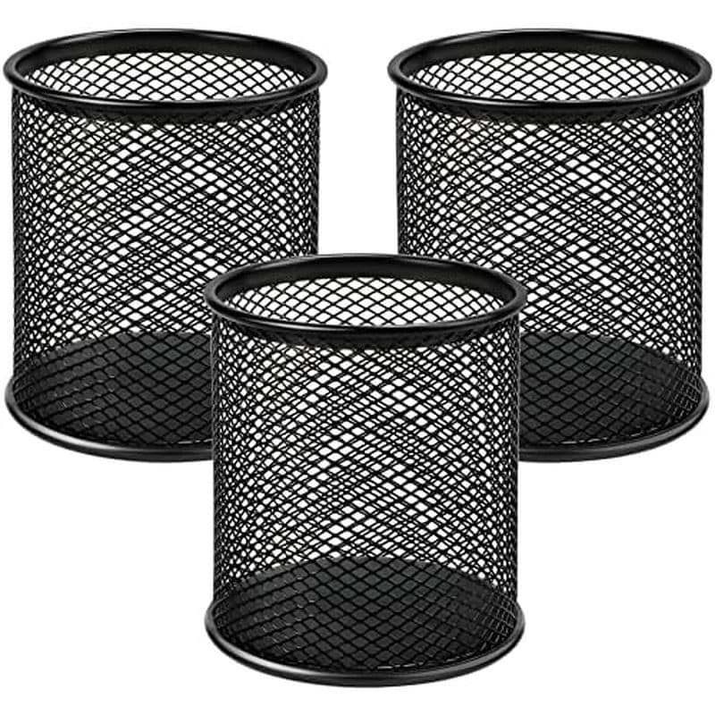 Suporte Para Caneta MaxGear Mesa , Pacote Com 2 , Malha De Metal , 5.4 , Porta-Pincéis De Maquiagem | Organizadores De B
