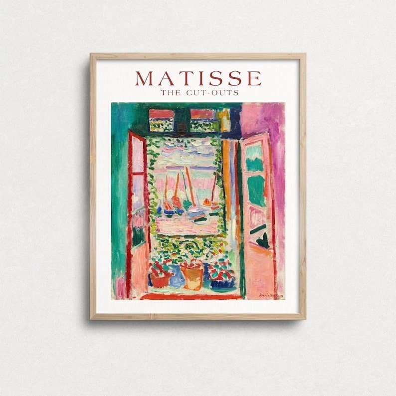 Quadro Decorativo Matisse Janela Aberta Arte