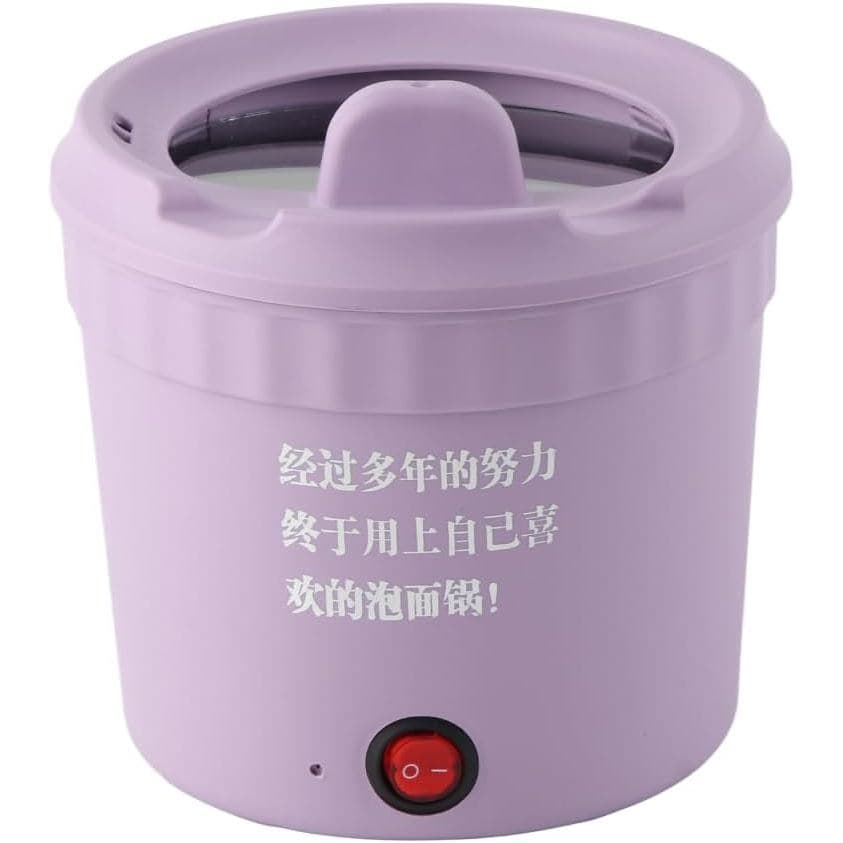 A panela elétrica para macarrão ZJchao é uma mini panela elétrica multifuncional de 1 litro para ramen, equipada com aju
