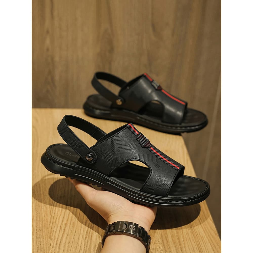 Sandálias masculinas 2026 verão novo estilo exterior usar sola macia antiderrapante resistente ao desgaste sapatos de pr