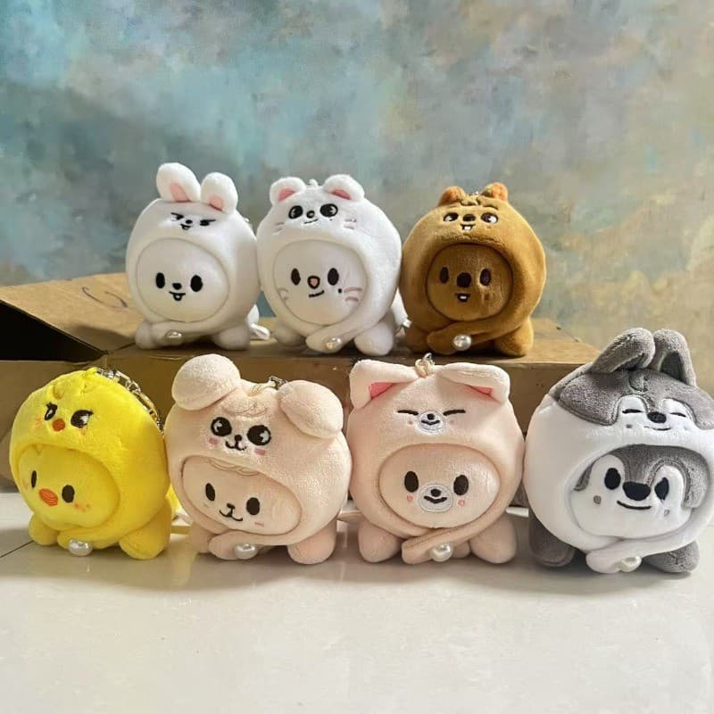 KPOP Stray Kids Skzoo Dominar Celebrar Brinquedo De Pelúcia Felix HyunJin Jisung BBOKARI Plushies Chaveiro Crianças Pres