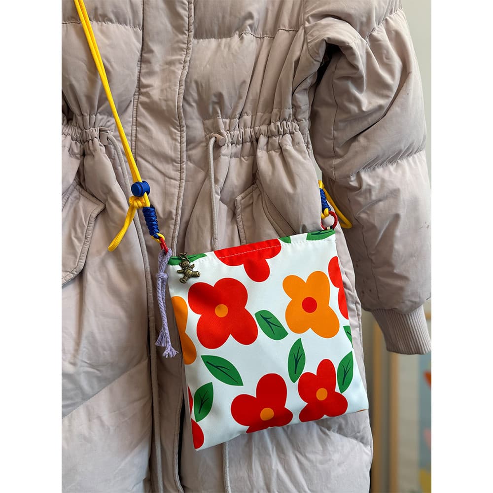 Japão Japão Coreia Flor Fresca Bolsa para Celular Diagonal À Prova D 'Água Estilo Ocidental Bolsa Pequena Novo Estilo Ni