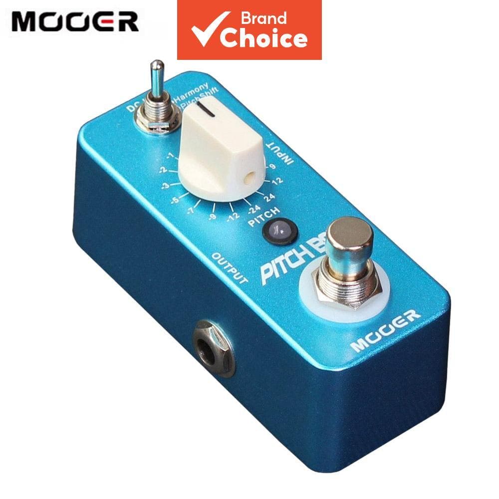MOOER Pitch Box Compacto Shift Harmonia Detune Efeito Pedal True Bypass Para Guitarra Elétrica Com 3 Modos Acessório