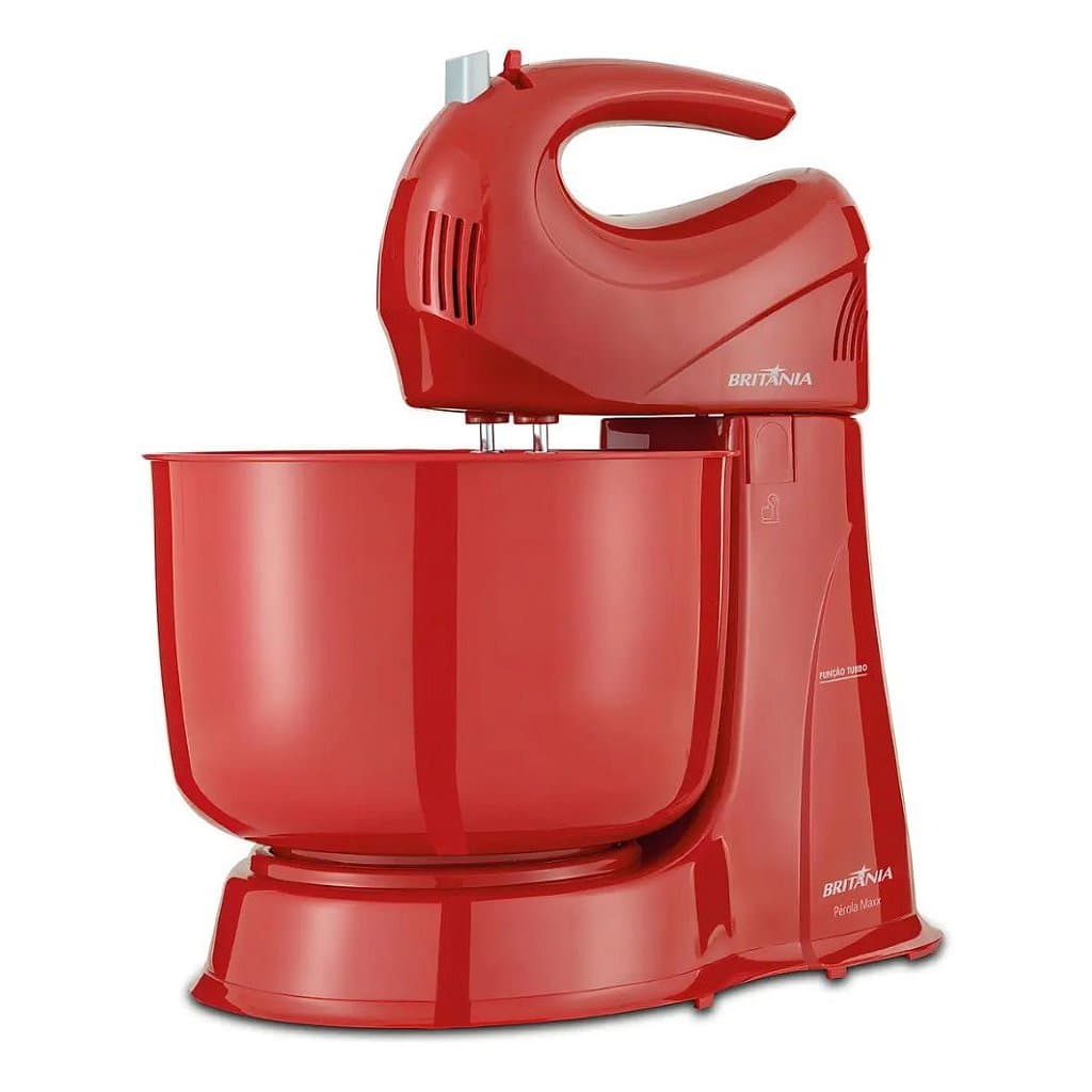 Batedeira Britânia Pérola Maxx 2 Vermelha 220V