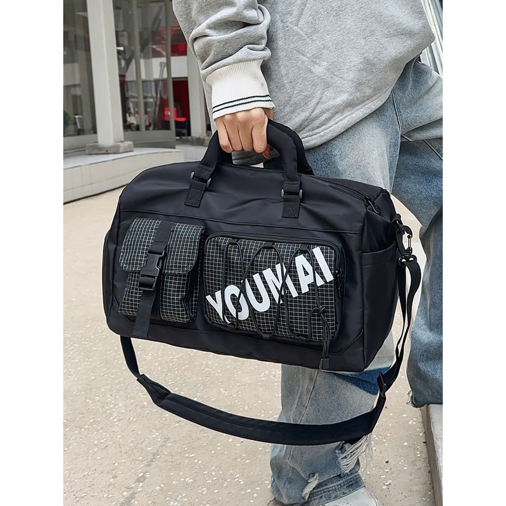 Multifuncional seco molhado separação difícil bolsa de viagem de curta distância grande capacidade esportes ao ar livre