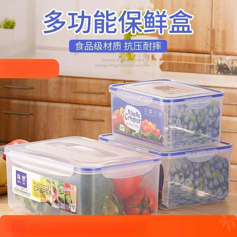 Caixa de armazenamento de geladeira de qualidade alimentar vegetal fresco-mantendo caixa de armazenamento de gaveta de F