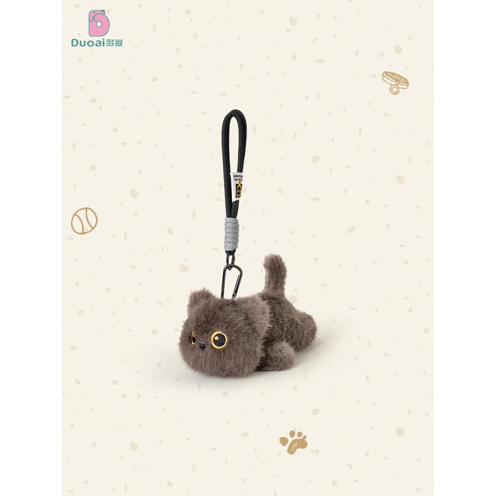Amor-gato boneca brinquedo de pelúcia chaveiro boneca estudante mochila casal pequeno pingente presente