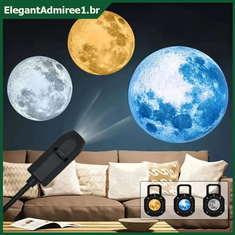 ELEGA 3/6/10 Planeta USB Projeção Teto Atmosfera Galaxy Star Projetor Luz Noturna