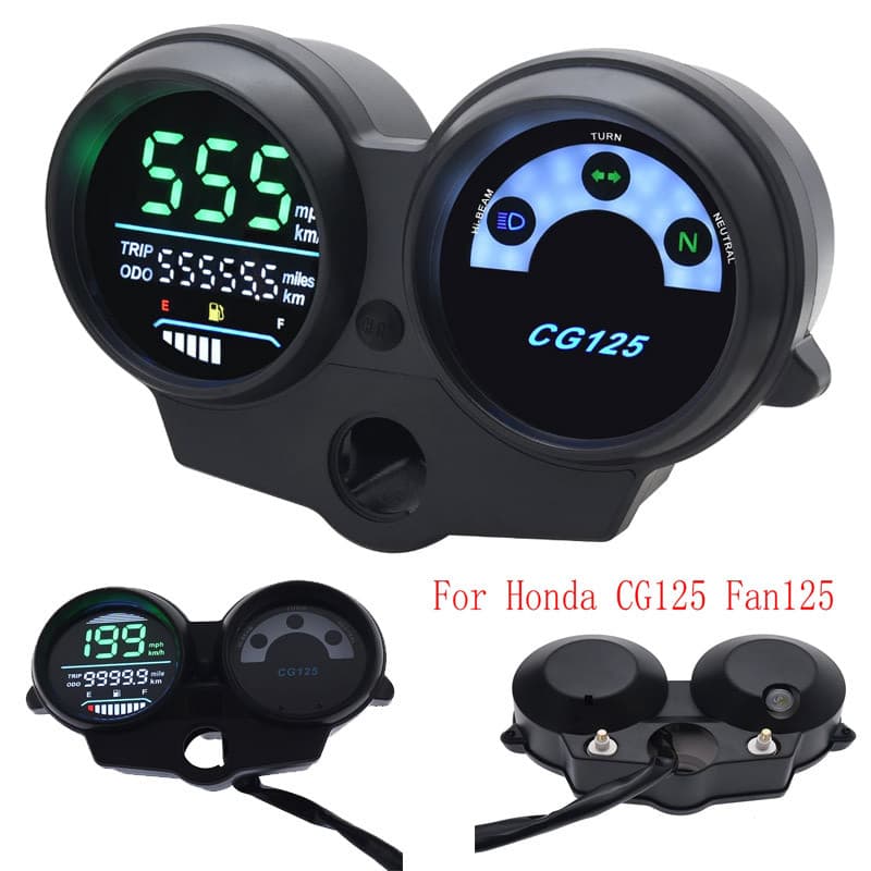 CG125 Painel Digital LED De Velocímetro De Motocicleta Fan125 Titan 125 2013 Dashboad Brasil Honda 2000 A 2008