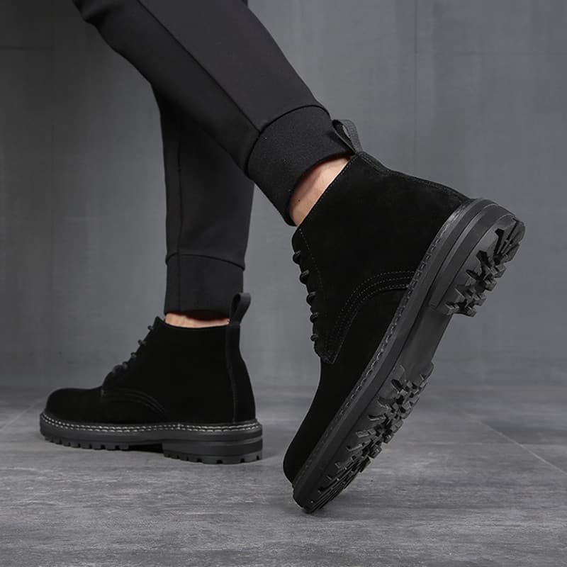 YEDANI outono Martin botas masculinas de alta qualidade estilo britânico sapatos masculinos de inverno mais botas mascul
