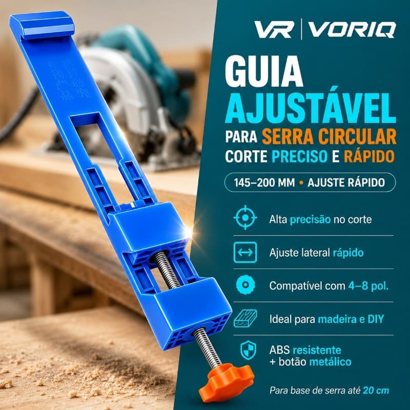 Guia Trilho Base De Serra Circular Gabarito Maquina Corte Ajustavel Para Corte De Madeira Corte Rápido E Preciso
