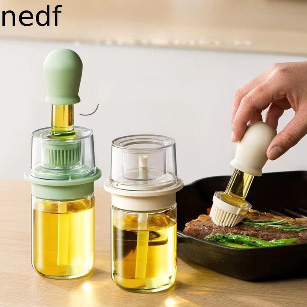 Garrafa De Óleo De Medição NEDFS , Frasco Dispensador De 2 Em 1 De 180ML De Spray Para Churrasco Com Controle Quantitati