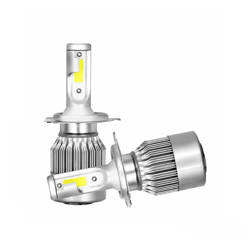 KIT LAMPADA SUPER LED BRANCA 6600K H1 H3 H4 H7 H8 H11 HB4 CG
