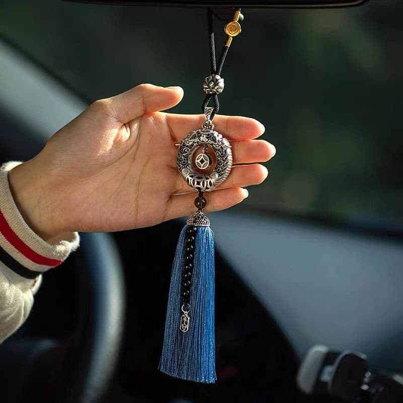 Pingente para Carro Xianglong - Decoração Criativa de Alto Padrão para Interior de Carro, Ornamento para Pendurar no Ret
