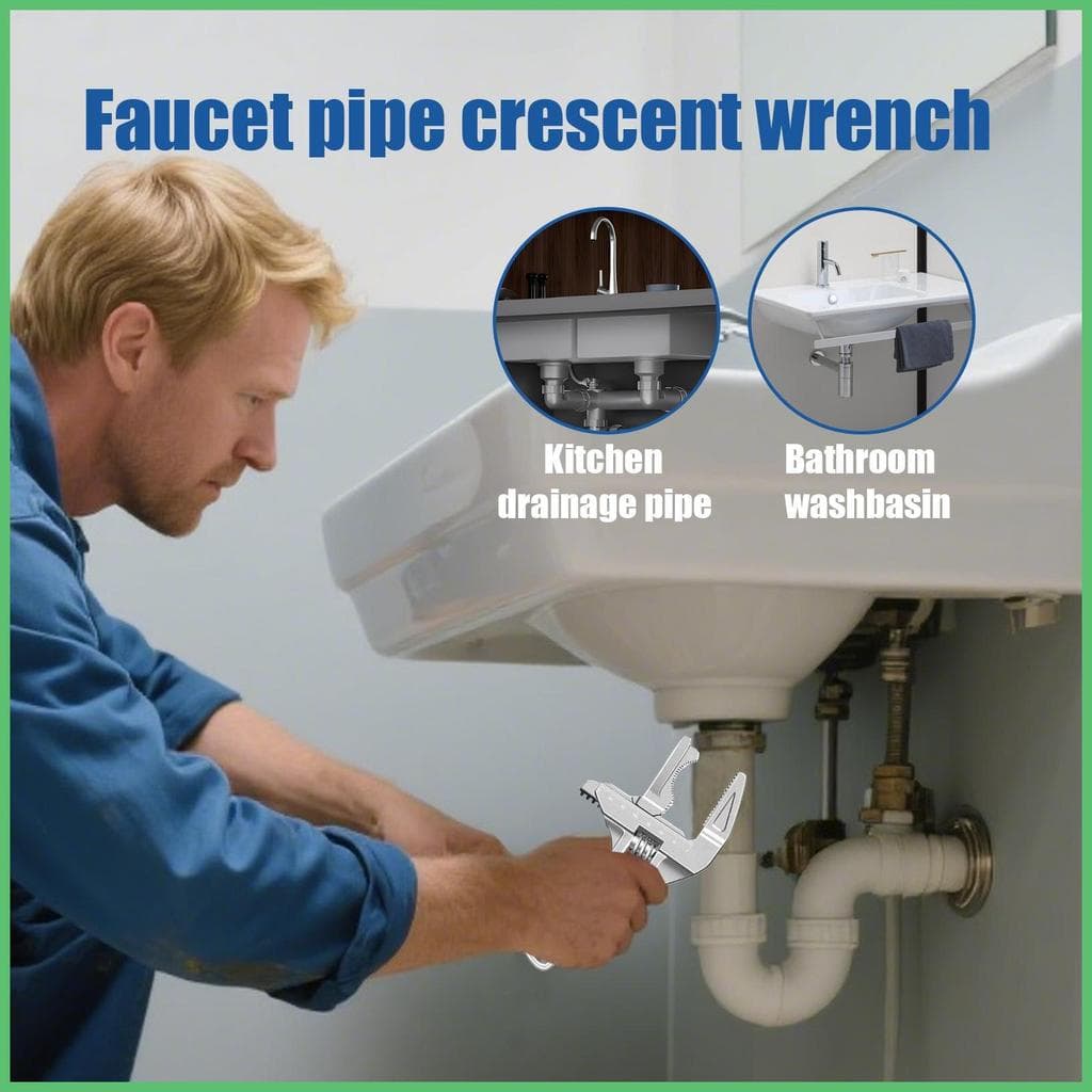 Chave Ajustável Fina Melhoria Da Casa Mão Multi Ferramentas 0.2-2.7 Polegada Crescente Para Encanamento decfeyebr