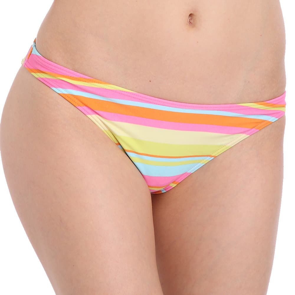 Novas calças de biquíni femininas de tamanho grande, listradas e coloridas, feitas de nylon de alta qualidade, disponíve