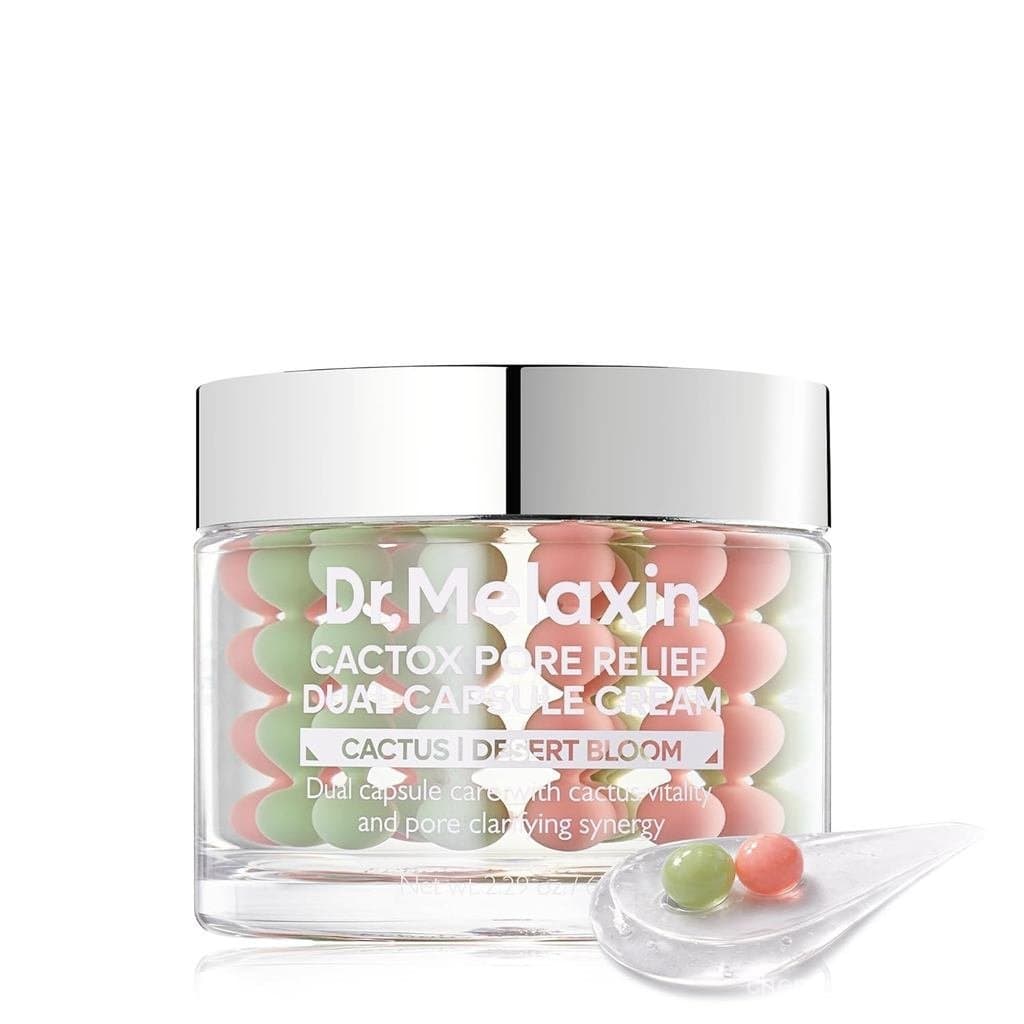 Dr.Melaxin Cactox Pore Dual Capsule Cream – Creme Facial Hidratante Redutor de Poros com Extrato de Cacto, PDRN e Coláge