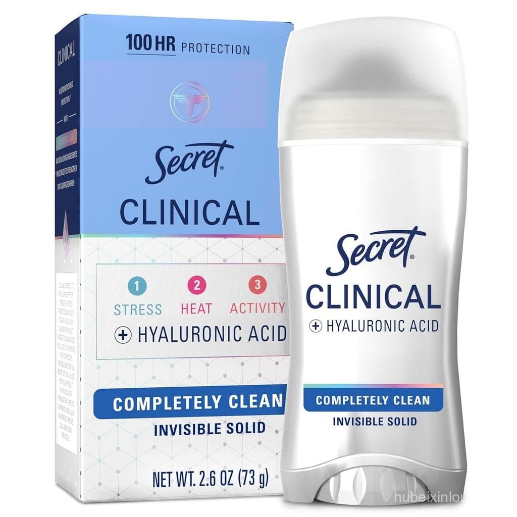 Desodorante Antitranspirante Secret Clinical Strength para Mulheres, Proteção contra Suor e Odor por 100 Horas, Proteção