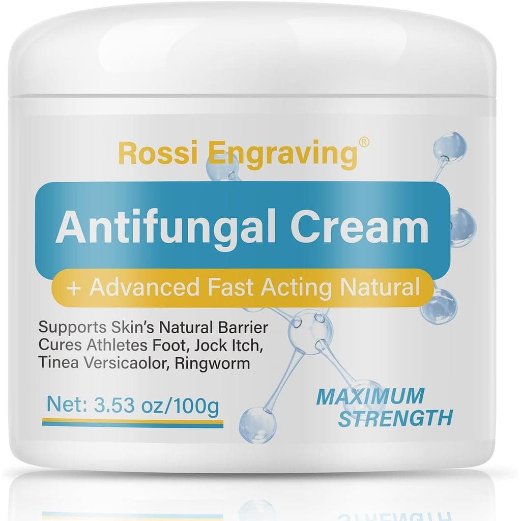 Creme Antifúngico com Óleo de Tea Tree - Fórmula de Máxima Potência para Pé de Atleta, Dermatite, Tinha