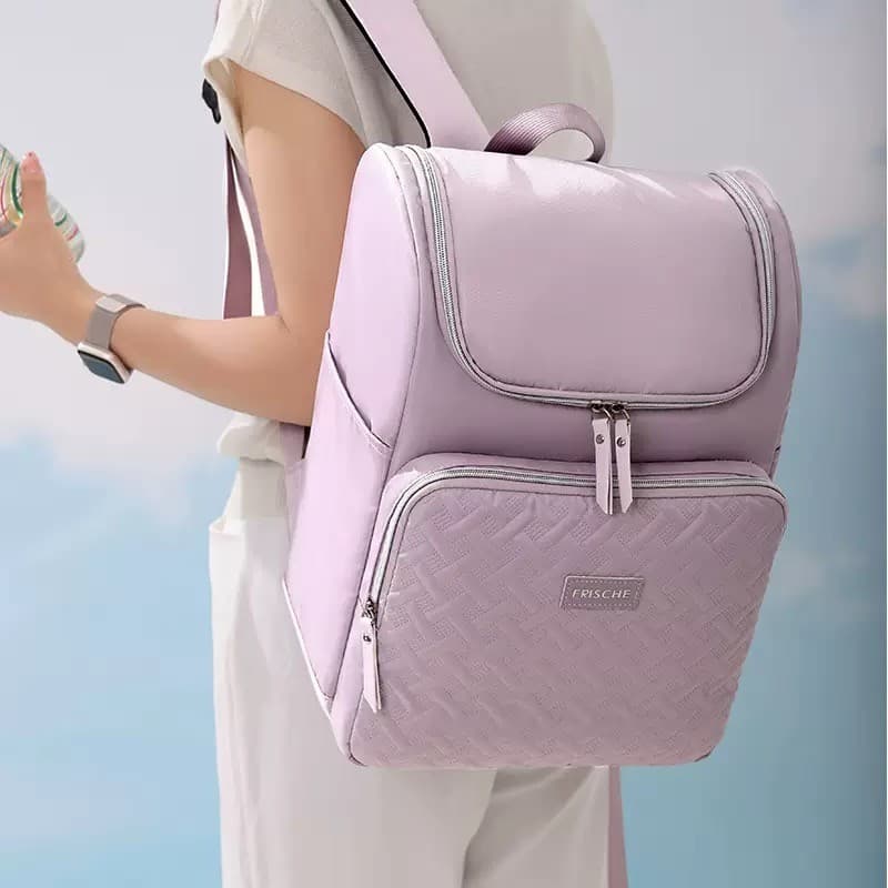 Bolsa Cooler com Borda Dourada Forro de Alumínio para Alimentos e Bebidas