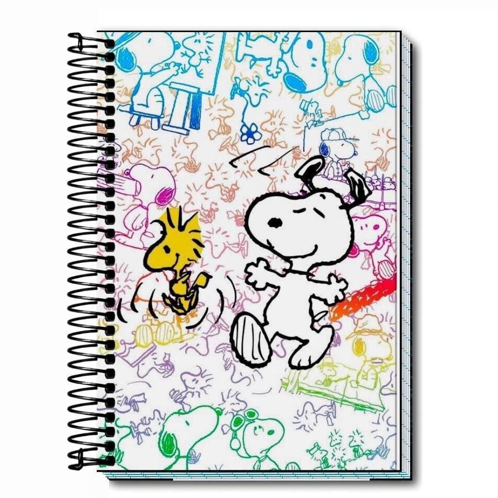 Caderno Universitário Snoopy 1 10 15 20 - Matérias - Capa Dura