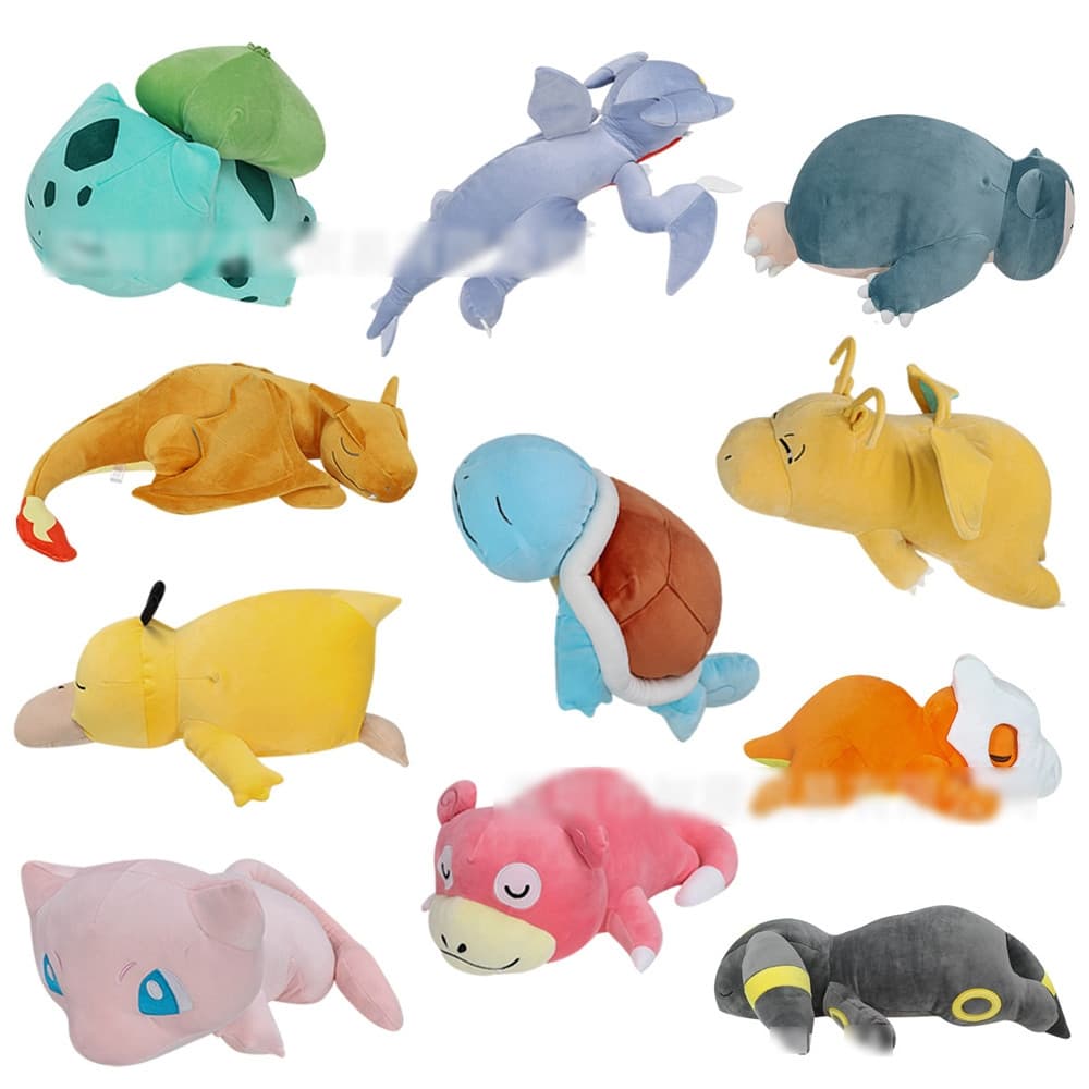 Figura de Anime IFXW 12 Estilos, Montagem em Caixa, Pikachu Poke Ball Snorlax Lapras Slowpoke Mew Eevee Psyduck Squirtle