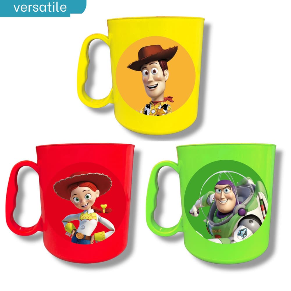 Kit até 40 Canecas Adesivadas Toy Story para aniversários festas lembrancinhas presente para crianças
