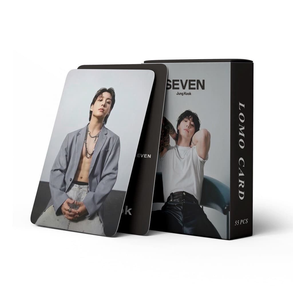 KPOP 55 peças/caixa Conjunto de cartões fotográficos do Jungkook dos Bangtan Boys, álbum pessoal, coleção de cartões ITK
