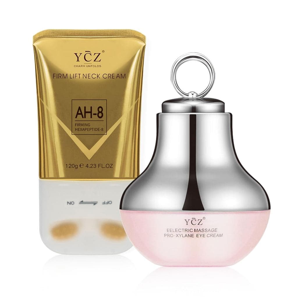 Conjunto de Creme Firmador para Pescoço Ycz AH-8 e Creme Elétrico para Olhos Red Glow, 5.99 Fl Oz YMVQ