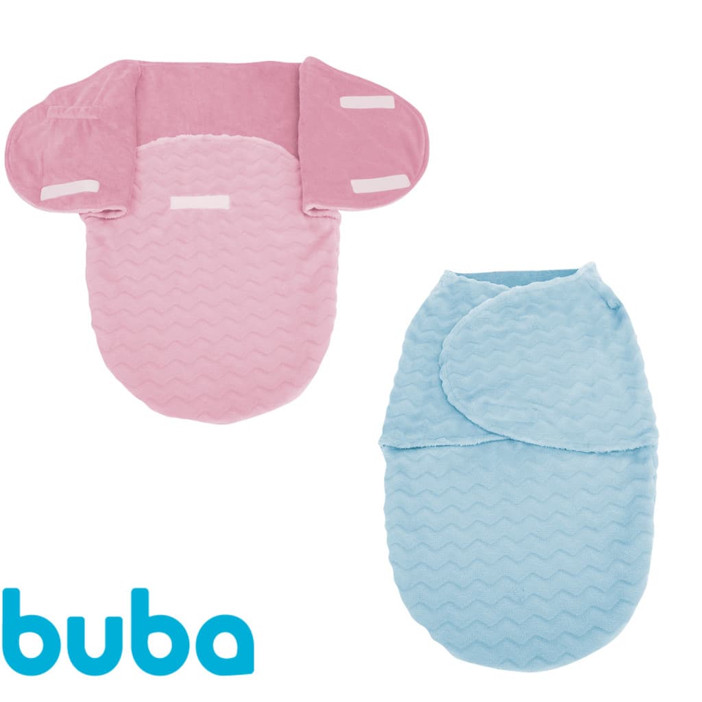 Saco De Dormir Buba Bebê Super Soft Buba Enxoval Cueiro Cobertor Confortável e Seguro