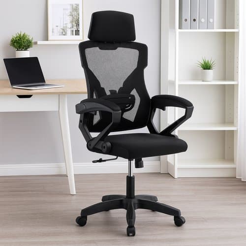 Cadeira Escritório Presidente Ajustável Conforto Gamer Executiva Preto