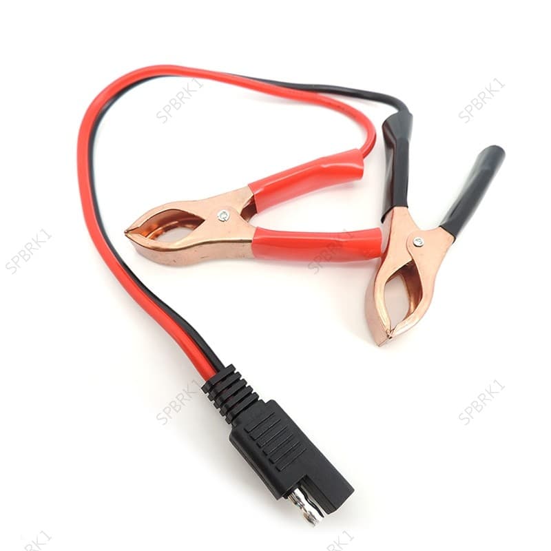 14awg 36CM 2Pin SAE Plugue De Conexão Rápida Para Cabo De Clipes De Jacaré De Bateria BRK1