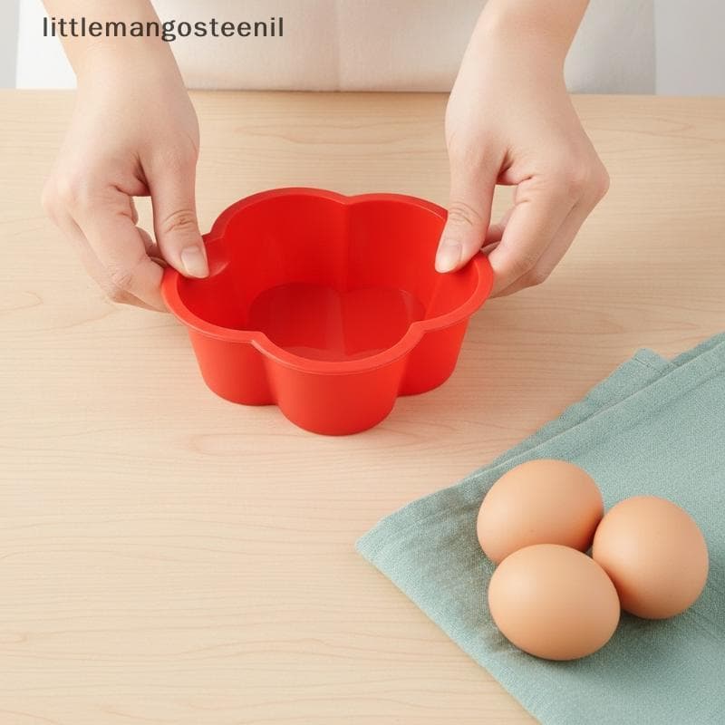 Pequena Forma De Flor Nãosti Silicone Bolo Pan Grau Alimentício Reutilizável Molde De Cozimento Para Casa Sobremesa Past