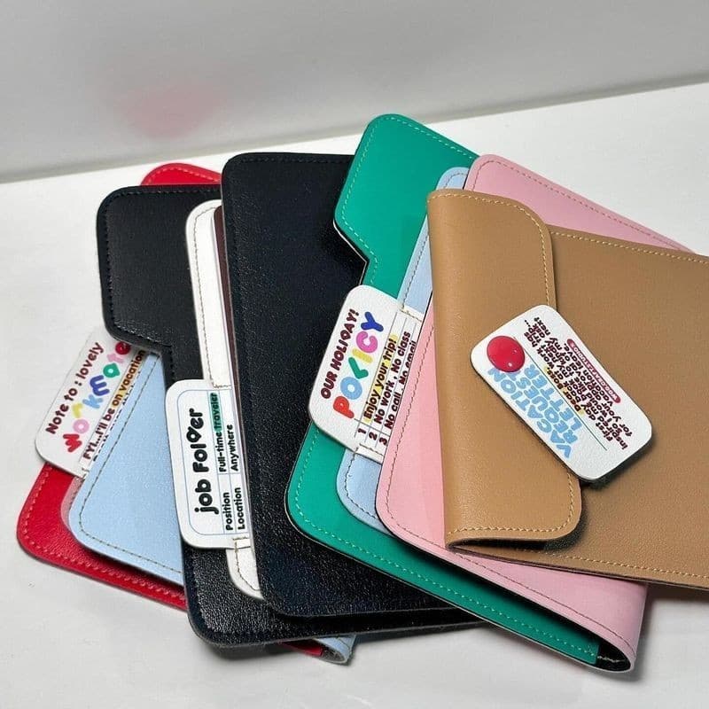 Carteira De Couro Da Moda-Porta-Cartões De Bloqueio RFID Leve E Fino