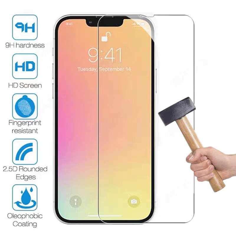 9H Película vidro temperado Para SAMSUNG A10/A20/A30/A34/A54/A14/ TUDO MODELO KIT 5PC