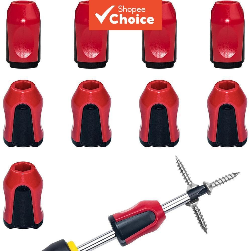 Manga De Broca Magnética Aumenta A Chave De Fenda Magnetismo NMC NMS Vermelho 1 Unidade