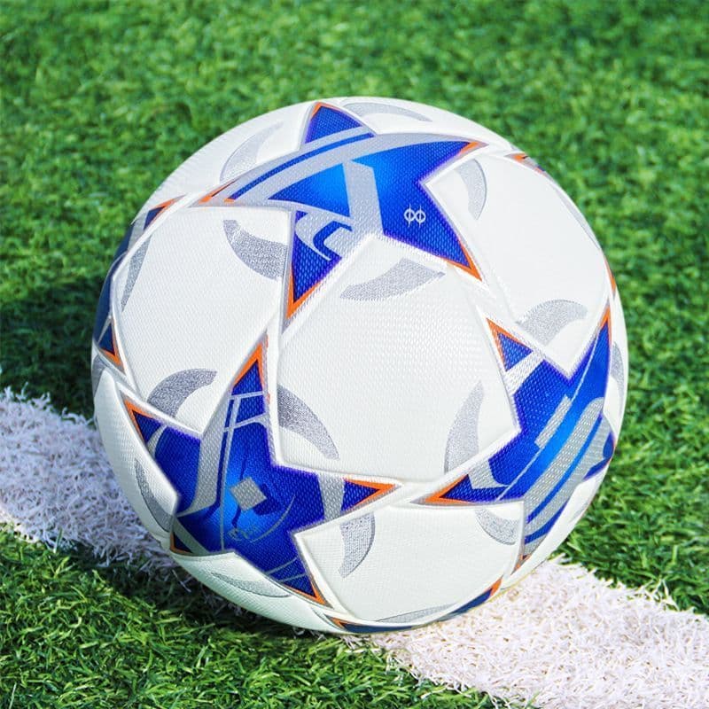 Pronto estoque Novo estilo de três anéis No. 5 Futebol Copa do Mundo Europeu Competição Treinamento Exame de Admissão ao