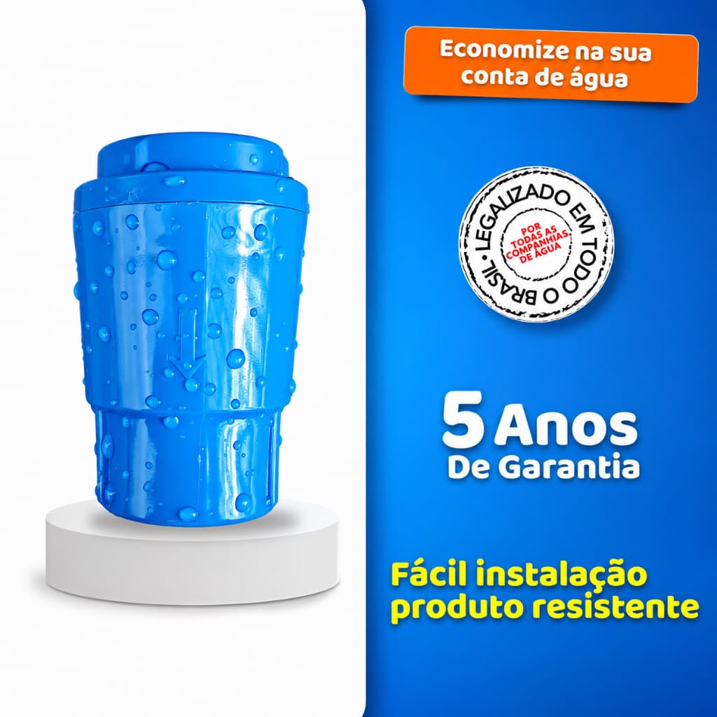 Bloqueador de ar Hidrômetro 3/4 25 mm Original Redutor de Conta de Água